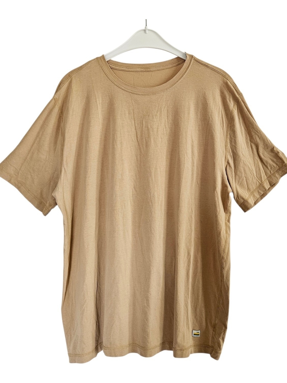 Vuori Mens Tuvalu Tee Tan Short Sleeve Classic Men XXL Crew Neck T-Shirt Tan